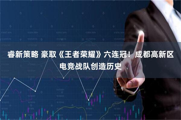 睿新策略 豪取《王者荣耀》六连冠！成都高新区电竞战队创造历史